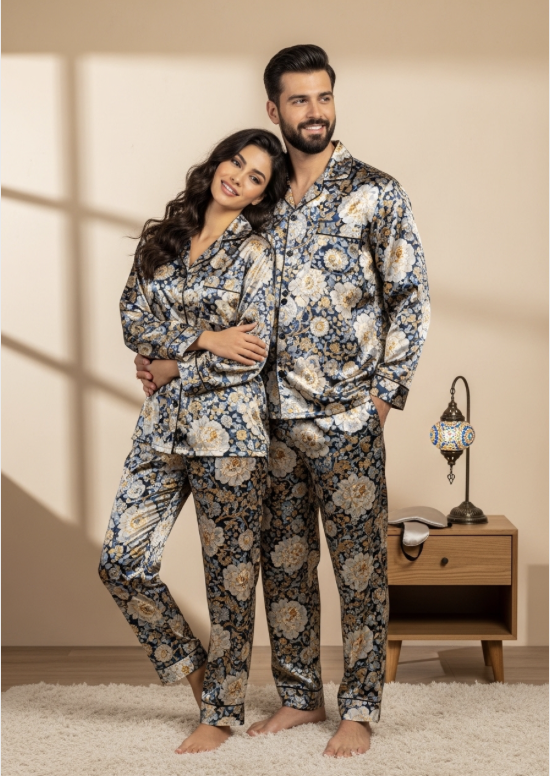Kadın Erkek Eş Pijama Takımı